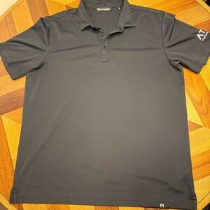 Travis Mathew Men's Black Polo Shirt